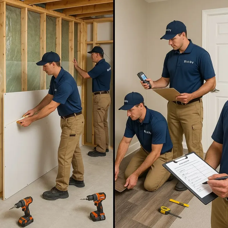 Repairs and Reconstruction process in Saraland, AL